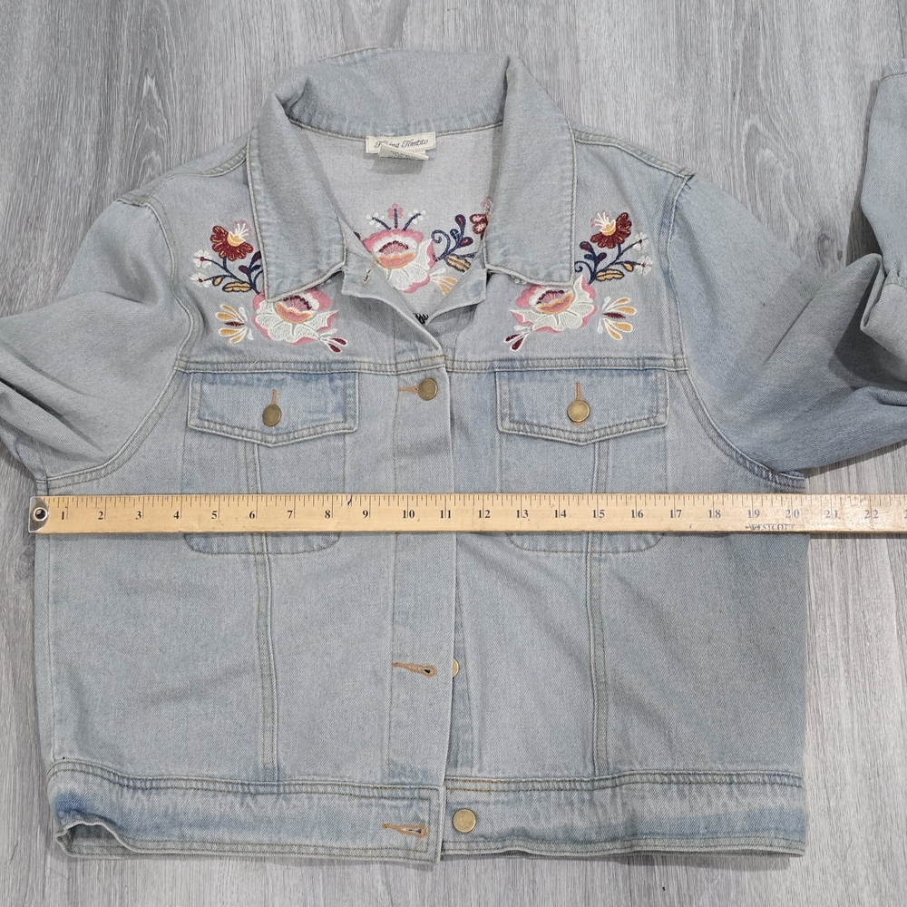Embroidered Denim Jacket - Picture 7 of 7